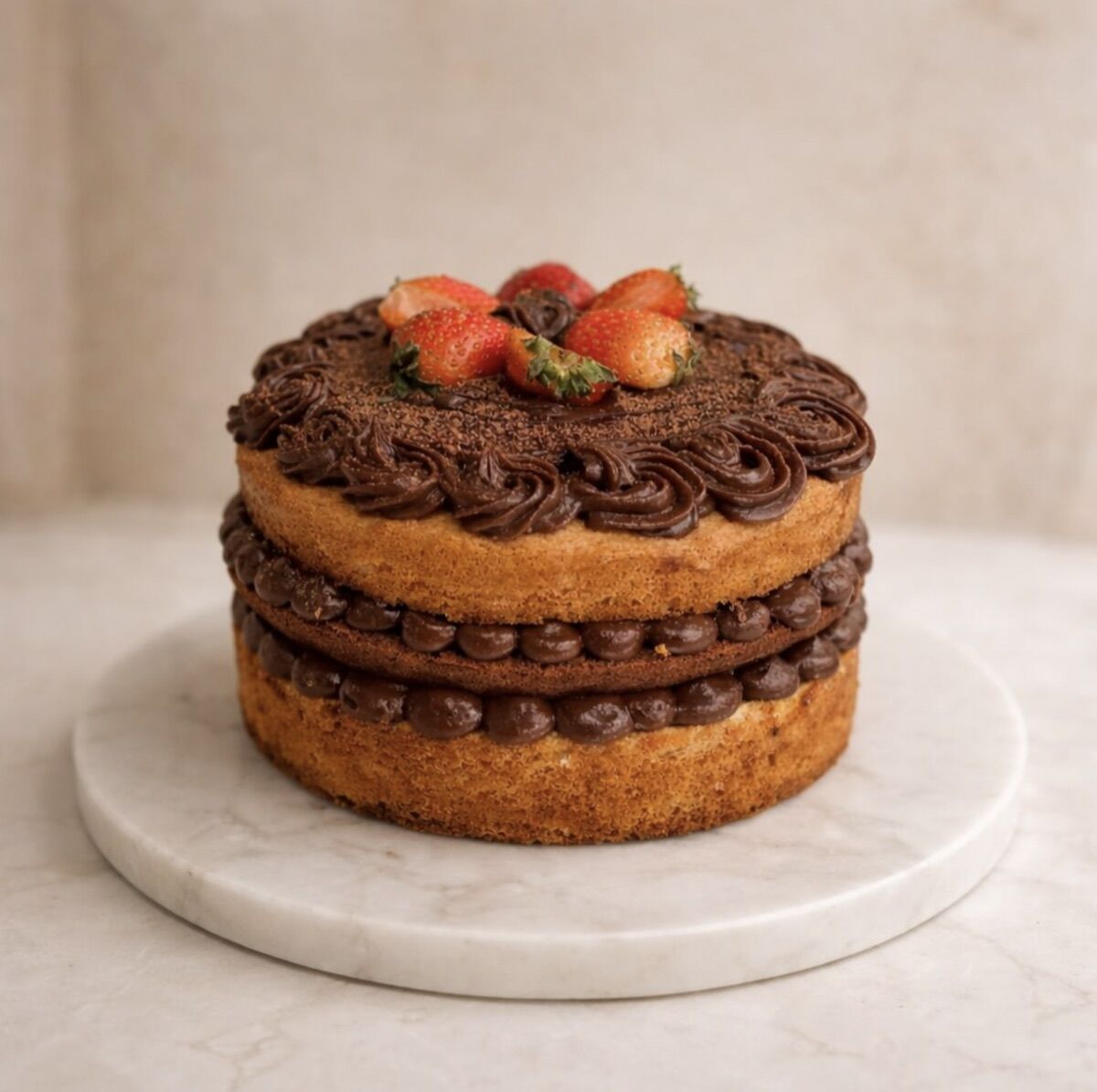 Naked cake